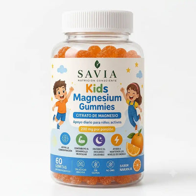 SAVIA Kids Magnesium Gummies — Noches tranquilas, mañanas sin pelea